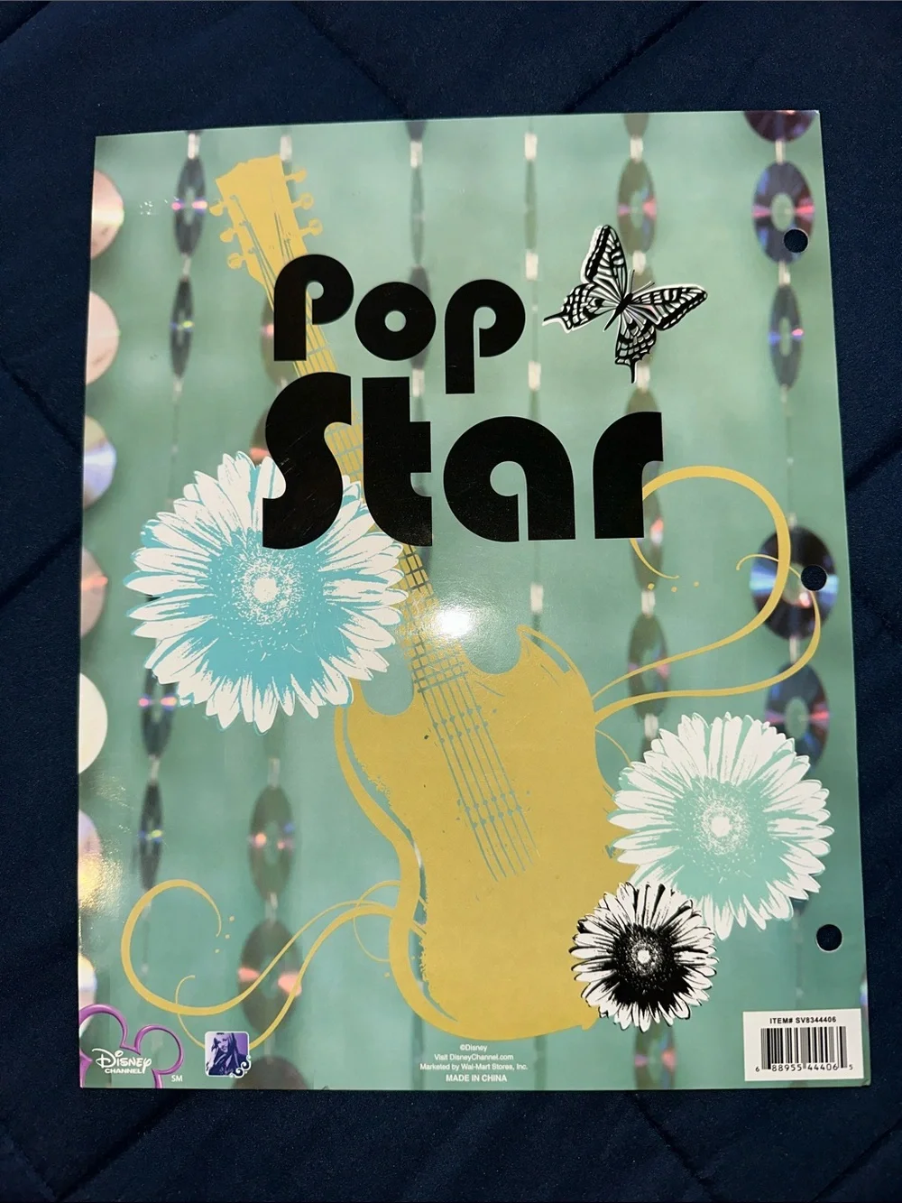 New Hannah Montana 2-pocket Folder - Early 2000s Pop Culture